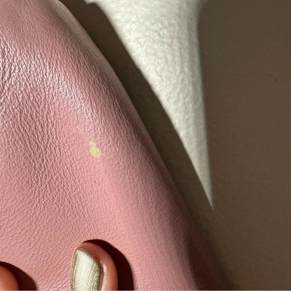 Oscar leopold genuine lambskin leather pastel  pink jacket M - Picture 5 of 12